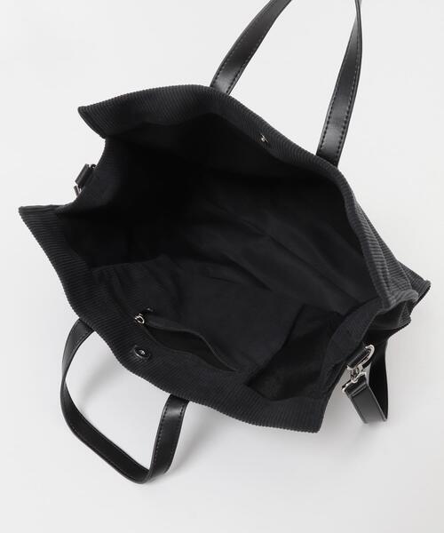 KBF（ケービーエフ） トートバッグ コーデュロイスクエアビッグBAG
