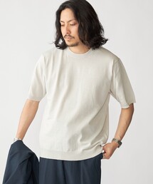 「SHIPS」 半袖ニット SMALL キャメル メンズの画像9