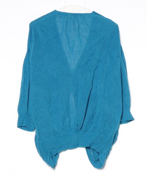 「SUNAOKUWAHARA」 ニットカーディガン M size ブルー レディース_画像2