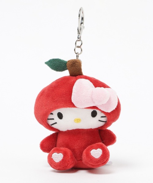 【HELLO KITTY】ニットぬいぐるみチャーム　レッド　ピンク　2点セット HELLO KITTY】ニットぬいぐるみチャーム レッド ピンク 2点セット