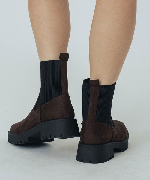 ROSE BUD（ローズバッド） ブーツ STRETCH CHELSEA BOOTS レディース 