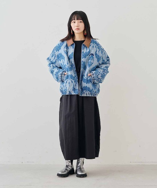 MEDE19F（メデジュウキュウ） デニムジャケット gジャン ジャカード