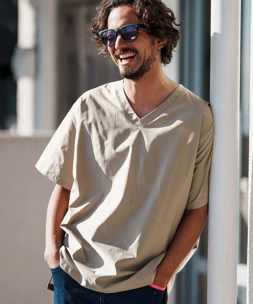 「felkod」 半袖Tシャツ M ブラウン メンズ_画像4