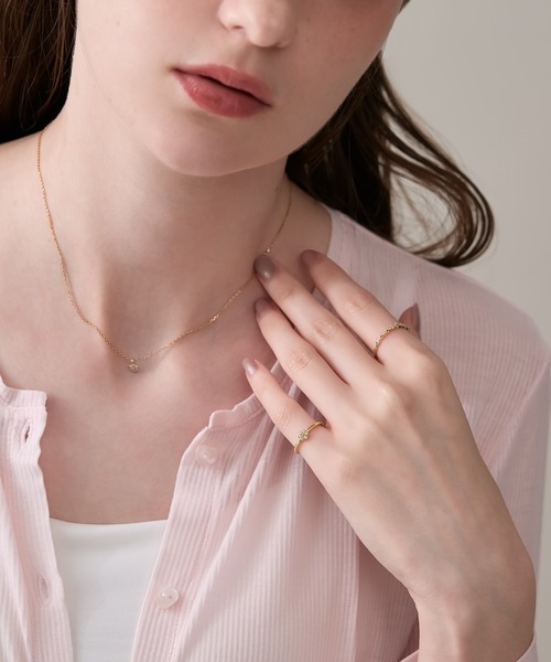 NOJESS（ノジェス） 指輪 リング ゴールドダイヤモンドピンキーリング