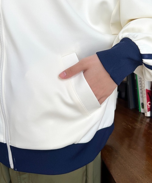 「moment+」 ブルゾン M ブラック レディース_画像5