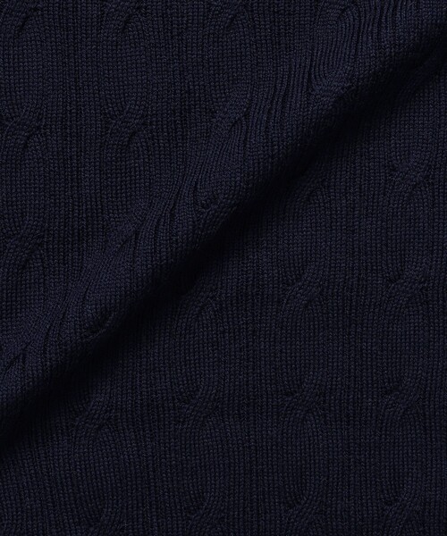 【未使用•タグつき】Mackintosh London 薄手ニット 7G両畔ハーフジップニット(トップス)｜MACKINTOSH LONDON