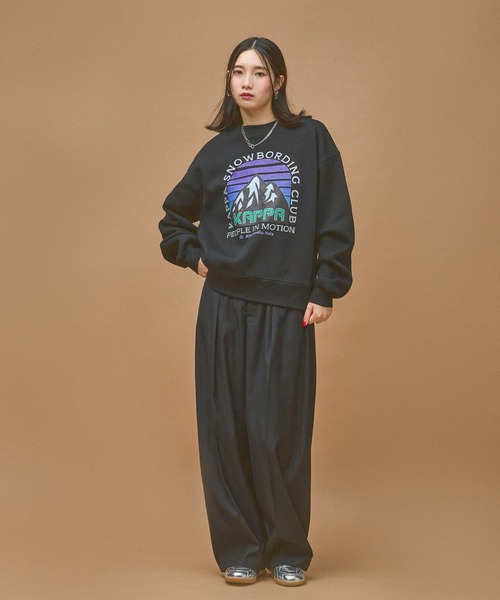 Kappa（カッパ） トレーナー スウェット 裏起毛 「Kappa×and ST
