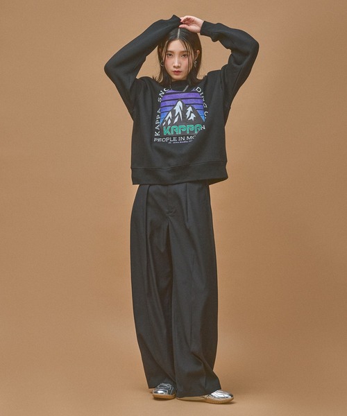 Kappa（カッパ） トレーナー スウェット 裏起毛 「Kappa×and ST