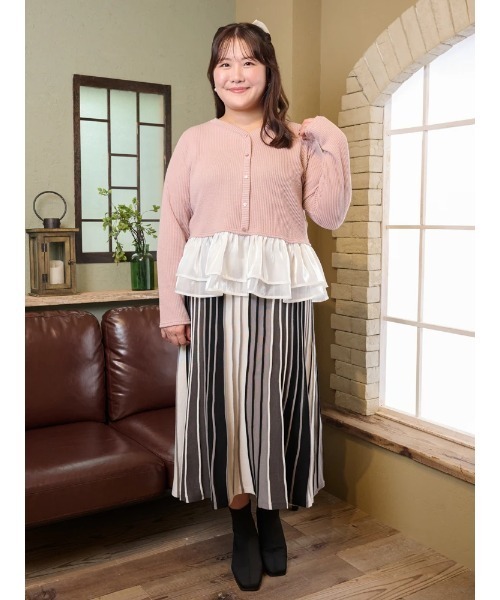 ReーJ＆SUPURE（リジェイ＆スプル） スカート 「大きいサイズ