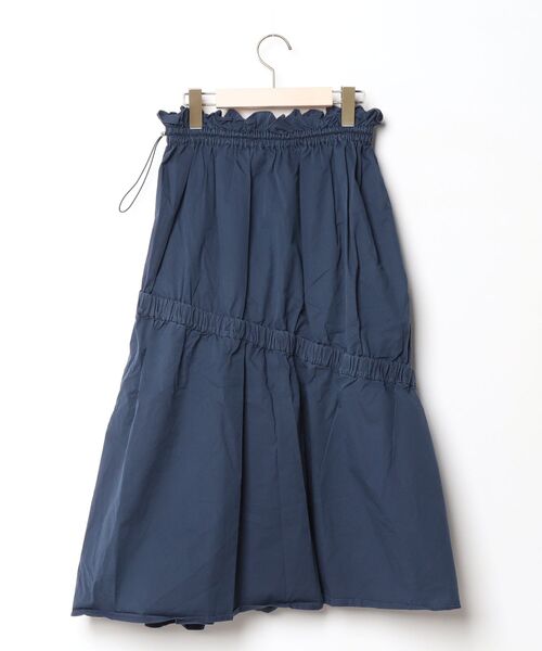 「The Virgnia」 フレアスカート - ネイビー レディース_画像2