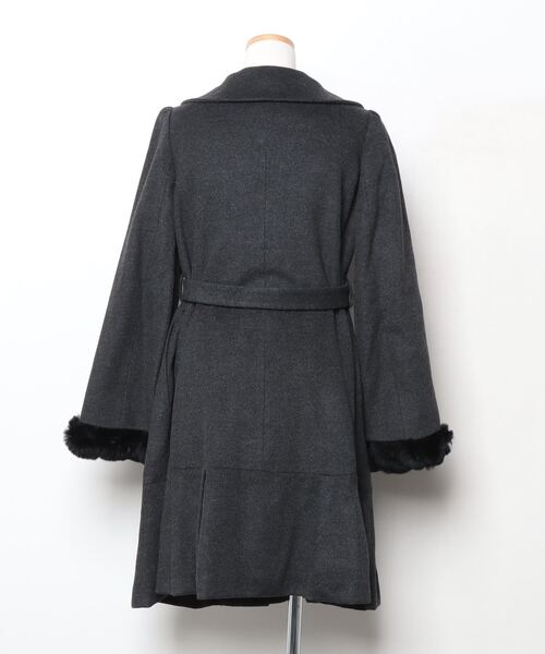 「TO BE CHIC」 ステンカラーコート 42 グレー レディース_画像2