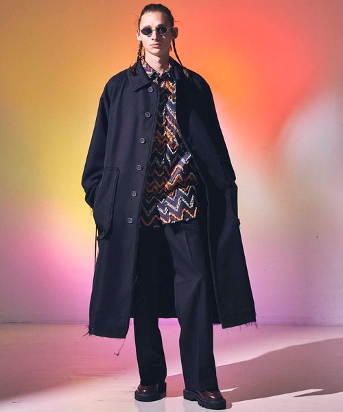 MAISON SPECIAL（メゾンスペシャル） スラックス 1 ブルー メンズ