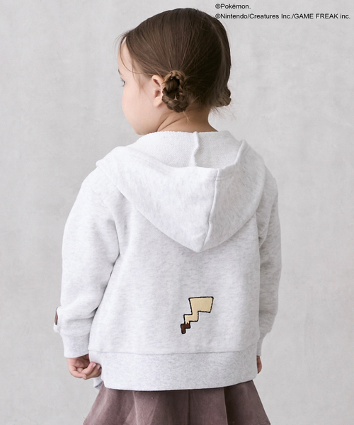petit main パーカー 「モンポケ」ジップパーカー キッズ 子供服