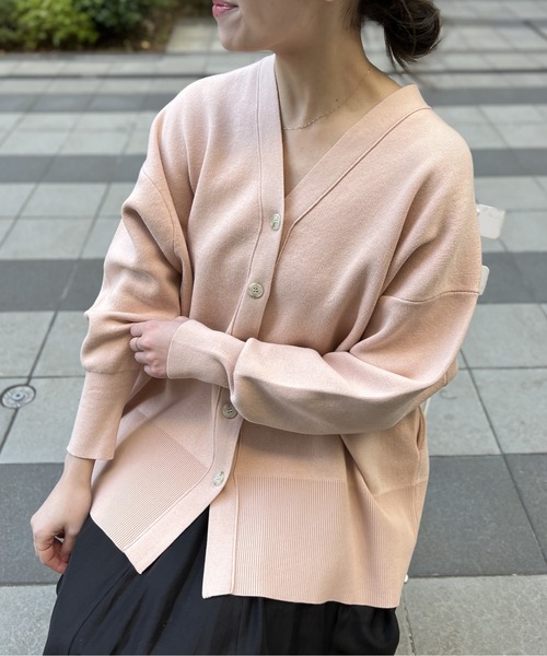 「A part by」 ニットカーディガン FREE アイボリー レディース_画像4