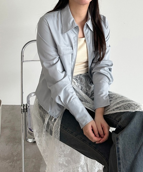 「apres jour mignon」 長袖シャツ X-LARGE オフホワイト レディース_画像2