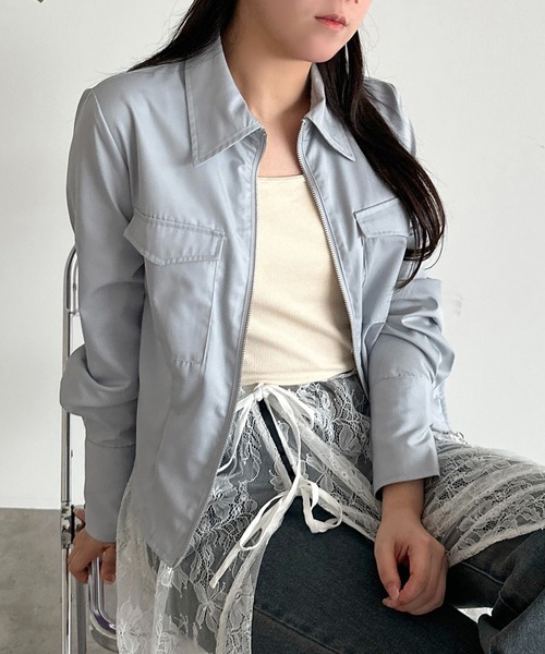 「apres jour mignon」 長袖シャツ X-LARGE オフホワイト レディース_画像3