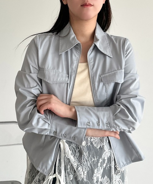 「apres jour mignon」 長袖シャツ X-LARGE オフホワイト レディース_画像4