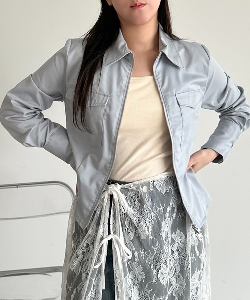 「apres jour mignon」 長袖シャツ X-LARGE オフホワイト レディース_画像5