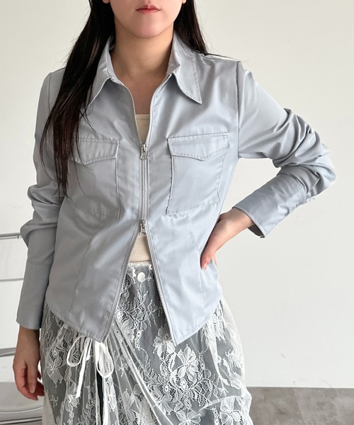 「apres jour mignon」 長袖シャツ X-LARGE オフホワイト レディース_画像9