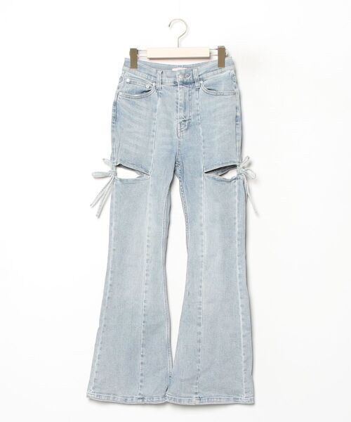 RESEXXY（リゼクシー） ブーツカットデニムパンツ SMALL ライトブルー