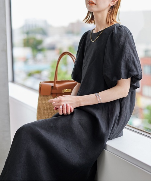 「JOURNAL STANDARD」 半袖ワンピース 36 ベージュ レディースの画像