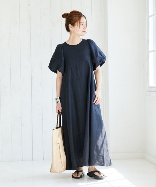 「JOURNAL STANDARD」 半袖ワンピース 36 ベージュ レディースの画像
