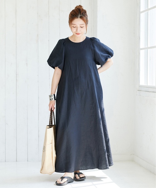 「JOURNAL STANDARD」 半袖ワンピース 36 ベージュ レディースの画像