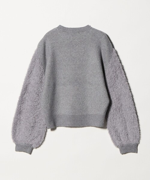 A DAY IN THE LIFE ニット セーター カタアゼ×フェザー コンビニット