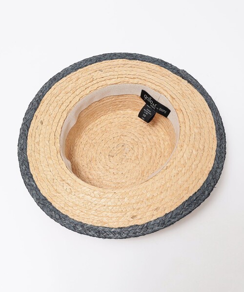 「GRILLO」 ハット ONE SIZE ネイビー メンズ_画像6