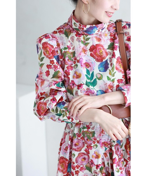 「CAWAII」 長袖ワンピース FREE ピンク レディース_画像8