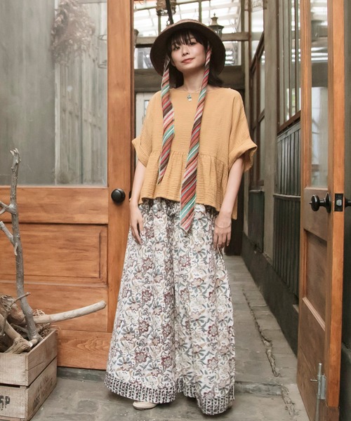 「チャイハネ」 イージーパンツ FREE ホワイト レディース_画像5