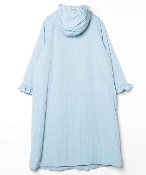 「CAROLINA GLASER」 コート SMALL サックスブルー レディース_画像2