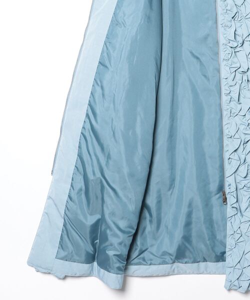 「CAROLINA GLASER」 コート SMALL サックスブルー レディース_画像3