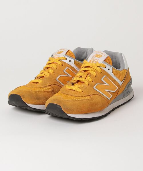 New Balance（ニューバランス） ローカットスニーカー 24.5cm オレンジ