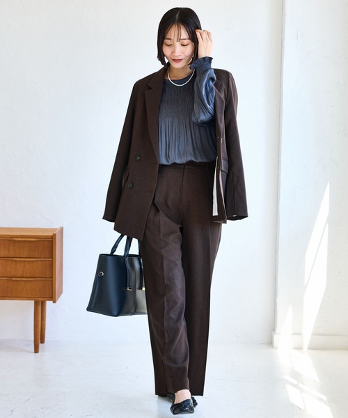 「VIS」 スラックス S グレー レディース_画像7