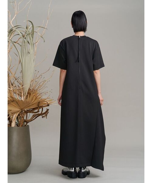 UN3D.（アンスリード） ワンピース ASYMMETRY RUFFLE JERSEY OP