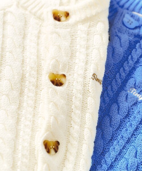 「apres les cours」 「KIDS」長袖ニット 110 サックスブルー キッズ_画像9