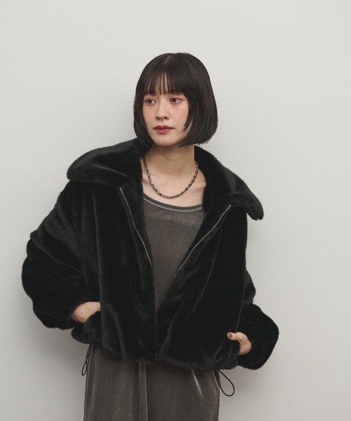 「Shelly island」 ブルゾン FREE ベージュ レディース_画像3