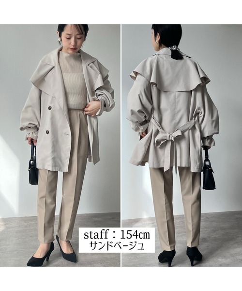 ポンチョ風コート、 サラッと快適ポンチョ風ジャケット | 2025年秋増刊号,レディスウエア