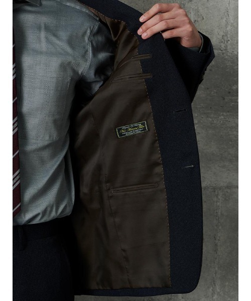 「Perfect Suit FActory」 スーツ BB4 ネイビー メンズの画像