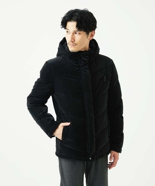 「MK MICHEL KLEIN HOMME 」 ダウンジャケット 51 ブラック メンズ_画像5