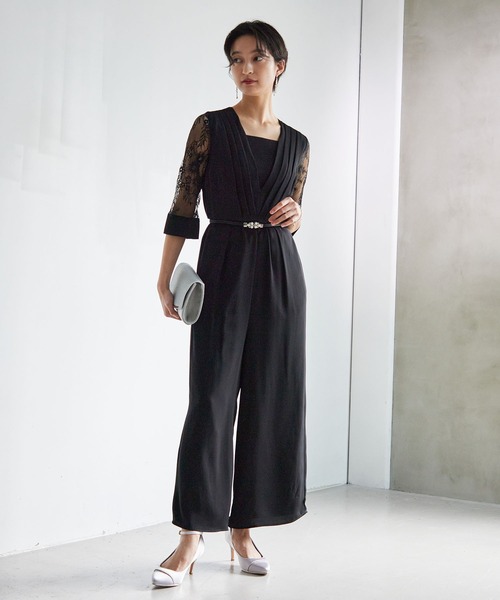 「Dorry Doll」 パンツドレス M ローズ レディース_画像9