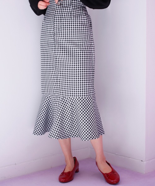 「one after another NICE CLAUP」 デニムスカート SMALL ブルー レディース_画像3