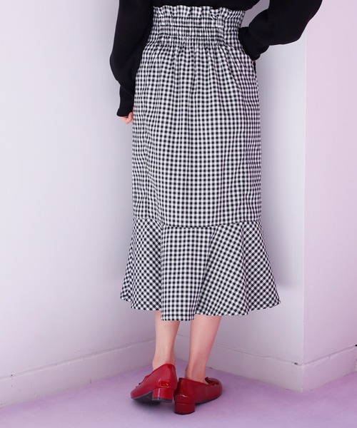 「one after another NICE CLAUP」 デニムスカート SMALL ブルー レディース_画像7