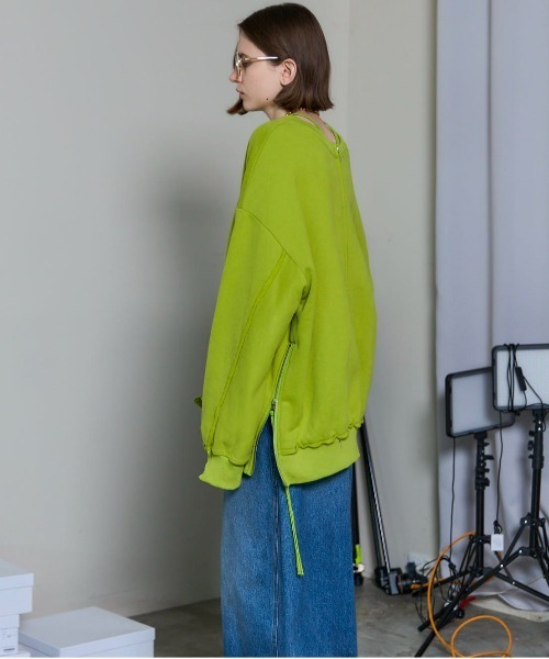「MAISON SPECIAL」 スウェットカットソー FREE ブルー レディース_6