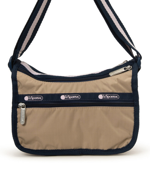LESPORTSAC(レスポートサック) ショルダーバッグ ダークネイビー×ベージュ 50 LeSportsac（レスポートサック） ショルダーバッグ バッグ SMALL