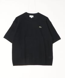 LACOSTE（ラコステ） tシャツ コットン×ナイロン 鹿の子メッシュニット 