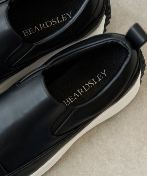 BEARDSLEY（ビアズリー） スニーカー 「本革」レザースリッポン