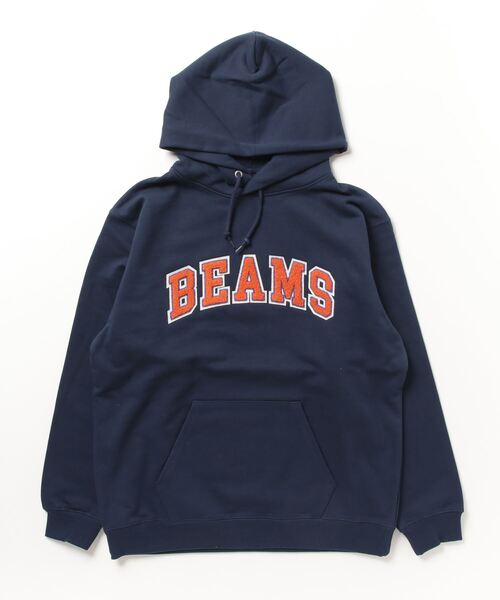 「BEAMS」 プルオーバーパーカー SMALL ネイビー メンズ