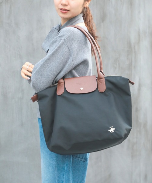 「BEVERLY HILLS POLO CLUB」 トートバッグ FREE グレー レディース_画像9
